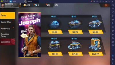 donde comprar upgrades en free fire