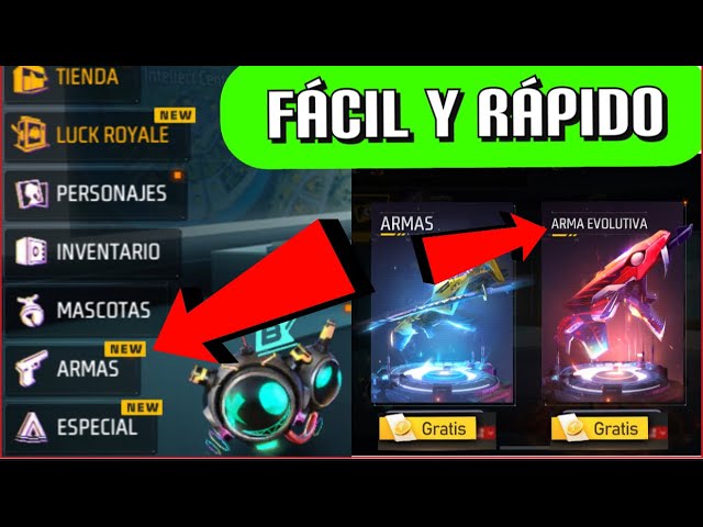 Dónde hallar mejoras para armamento en Free Fire 1 donde hallar mejoras para armamento en free fire