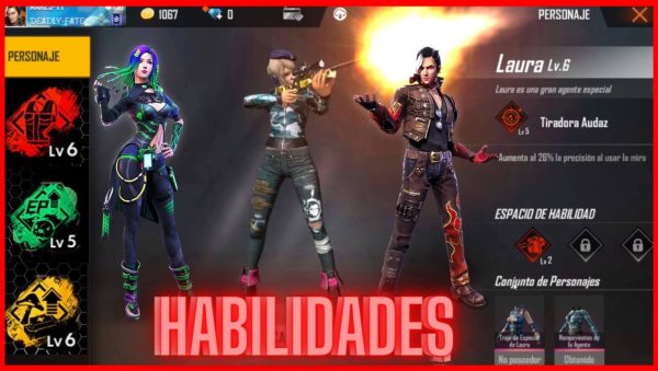 donde practicar habilidades en free fire