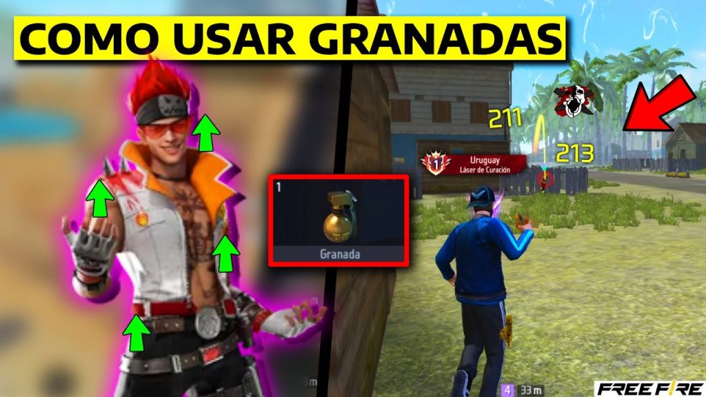 Estrategias para usar granadas efectivamente en Free Fire 1 estrategias para usar granadas efectivamente en free fire