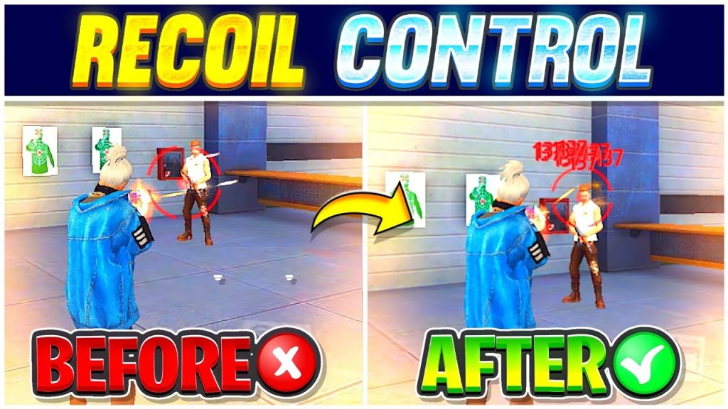 formas de reducir recoil en free fire