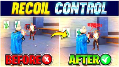formas de reducir recoil en free fire