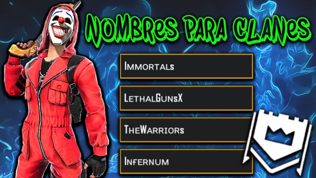Ideas para nombres de clan en Free Fire 1 ideas para nombres de clan en free fire