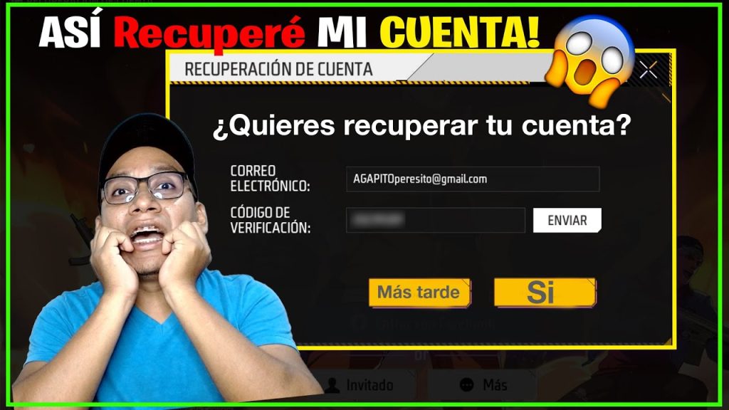 Pasos para recuperar cuenta en Free Fire 1 pasos para recuperar cuenta en free fire