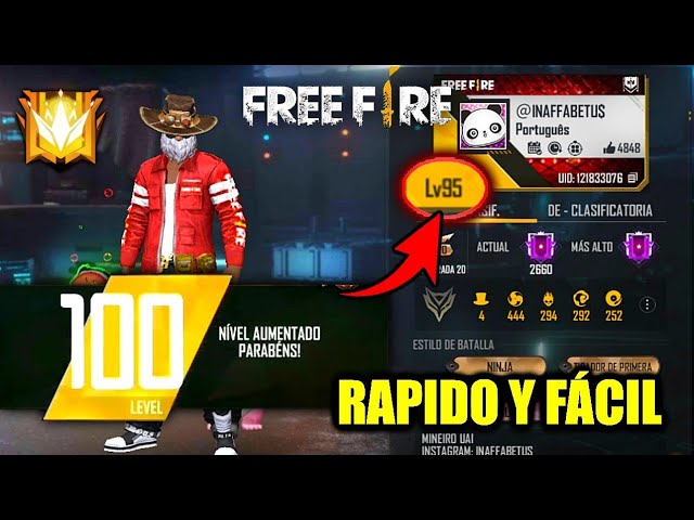 Pasos para subir de nivel en Free Fire 1 pasos para subir de nivel en free fire