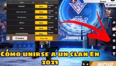 pasos para unirse a clanes en free fire